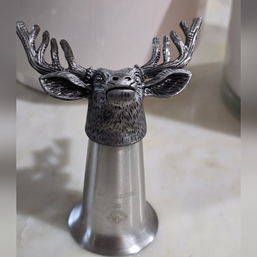 Silver Moose Bottle Stopper